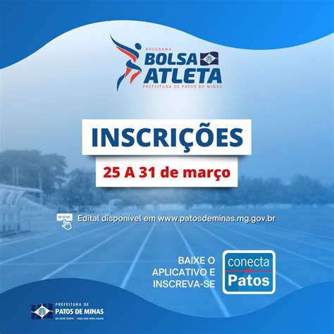 Inscrições para o Bolsa Atleta estão abertas a partir .